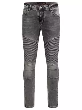 Облегающие джинсы Rock Creek, серый деним