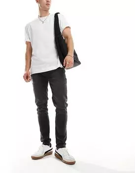 Облегающие джинсы серого цвета Hera