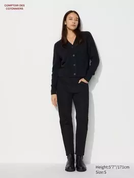 Облегающие джинсы Uniqlo, цвет 09 черный