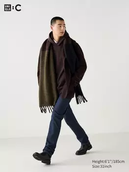 Облегающие джинсы Uniqlo, синий