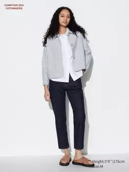 Облегающие джинсы Uniqlo, синий