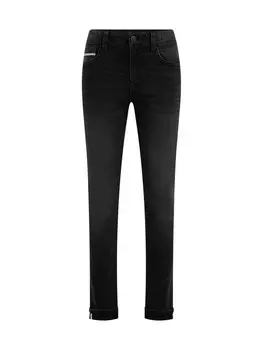 Облегающие джинсы WE Fashion, черный