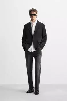 Облегающие джинсы ZARA, цвет Charcoal