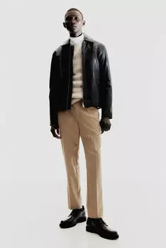 Облегающие джоггеры H&M, бежевый