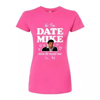 Облегающие футболки The Office Date для юниоров с Майком Licensed Character, розовый