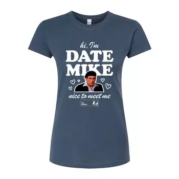 Облегающие футболки The Office Date для юниоров с Майком Licensed Character, синий