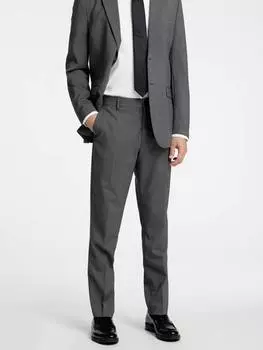 Облегающие костюмные брюки SELECTED HOMME, цвет Grey Wool