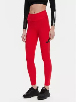 Облегающие леггинсы Essentials Big Logo JH1187 Adidas, красный
