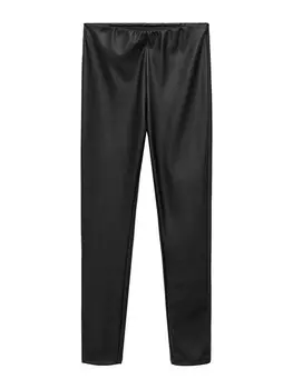 Облегающие леггинсы MANGO GROTO, черный