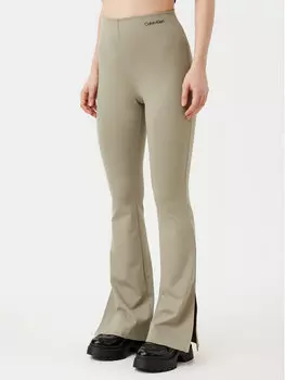 Облегающие леггинсы Milano J20J225089 Calvin Klein Jeans, зеленый
