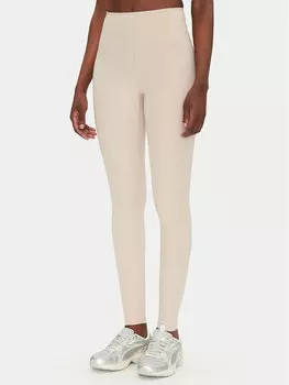 Облегающие леггинсы Rib High-Rise 4034 Girlfriend Collective, бежевый