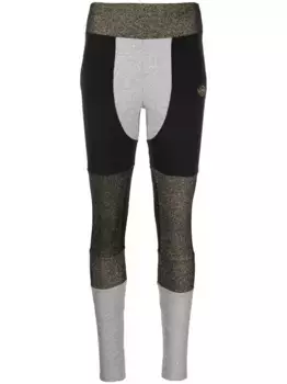 Облегающие леггинсы Statement Plein Sport, черный