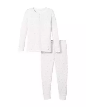 Облегающие пижамы унисекс – Little Kid, Big Kid Petite Plume, цвет White