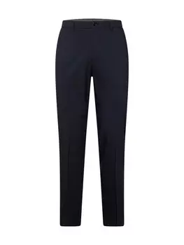 Облегающие плиссированные брюки JACK & JONES JPRBUSHWICK HARRY, темно-синий