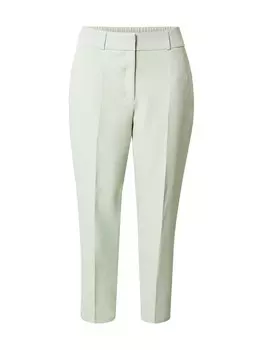 Облегающие плиссированные брюки ONLY Carmakoma, пастельный зеленый