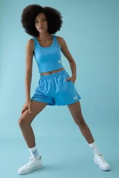 Облегающие шорты DeFacto, синий