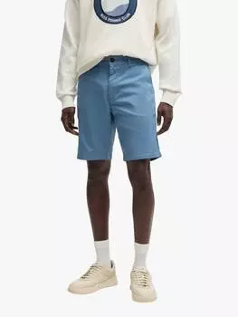 Облегающие шорты HUGO BOSS, средний синий