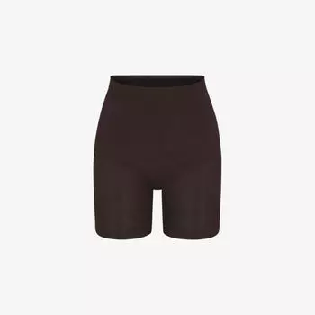 Облегающие шорты из эластичной ткани Skims, цвет espresso