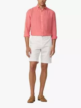 Облегающие шорты kensington slim fit Hackett London, цвет Optic White