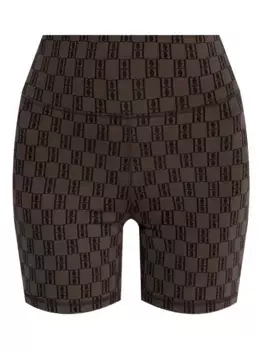 Облегающие шорты Siola с монограммой BY MALENE BIRGER, коричневый