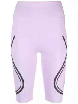 Облегающие шорты TruePace Adidas by Stella McCartney, фиолетовый