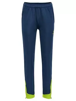 Облегающие спортивные брюки Hummel Poly, темно-синий