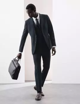 Облегающие спортивные брюки-стрейч Autograph, темно-синий