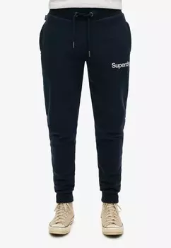 Облегающие спортивные брюки Superdry Core, морской синий