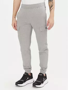 Облегающие спортивные штаны 8NPP67 PJVRZ 3905 Ea7 Emporio Armani, серый