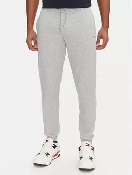 Облегающие спортивные штаны Flag DM0DM20473 Tommy Jeans, серый