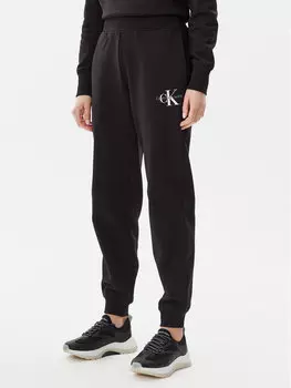 Облегающие спортивные штаны Monologo J20J225354 Calvin Klein Jeans, черный