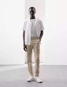 Облегающие суперлегкие брюки Autograph, песочный