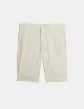 Облегающие суперлегкие шорты-чиносы Autograph, бледно-опаловый