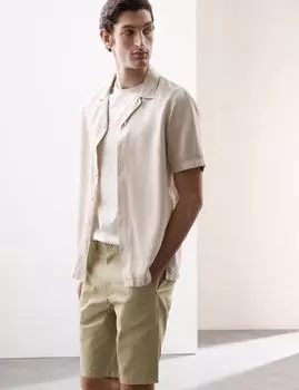 Облегающие суперлегкие шорты-чиносы Autograph, песочный