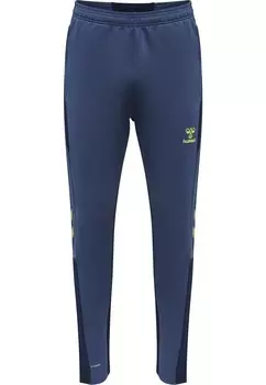 Облегающие тренировочные брюки Hummel Lead, темно-синий