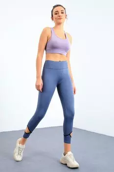 Облегающие женские колготки с высокой талией и узкими штанинами Petrol TOMMYLIFE