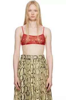 Облегающий бралетт Dries Van Noten, красный