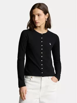 Облегающий кардиган 211941175002 Polo Ralph Lauren, черный