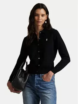 Облегающий кардиган 211972110001 Polo Ralph Lauren, черный