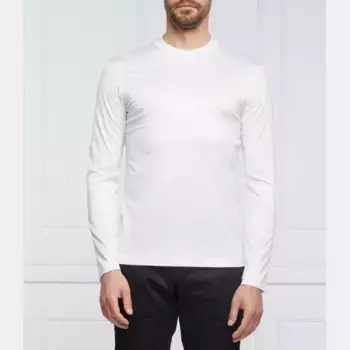 Облегающий крой с длинным рукавом Emporio Armani, белый