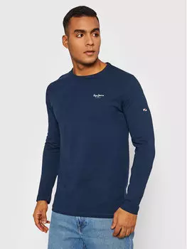 Облегающий крой с длинными рукавами Pepe Jeans, синий
