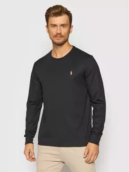 Облегающий крой с длинными рукавами Polo Ralph Lauren, черный