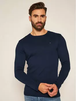 Облегающий крой с длинными рукавами Tommy Jeans, синий