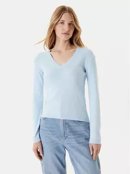 Облегающий свитер 1091D4625 United Colors Of Benetton, голубой