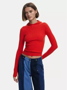 Облегающий свитер 25SWJF19 Desigual, красный