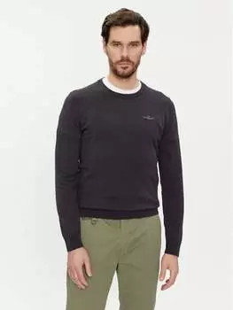 Облегающий свитер Aeronautica Militare, серый