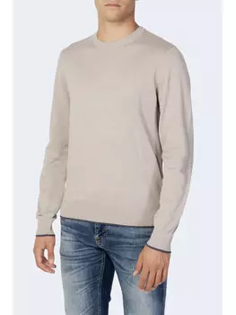 Облегающий свитер Armani Exchange, бежевый