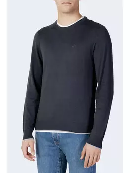 Облегающий свитер Armani Exchange, серый