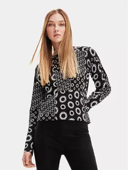 Облегающий свитер Desigual, черный