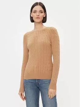 Облегающий свитер Gant, хаки